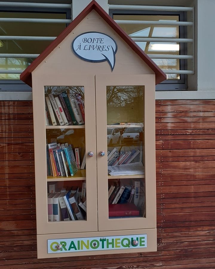Boîte à livres - grainothèque